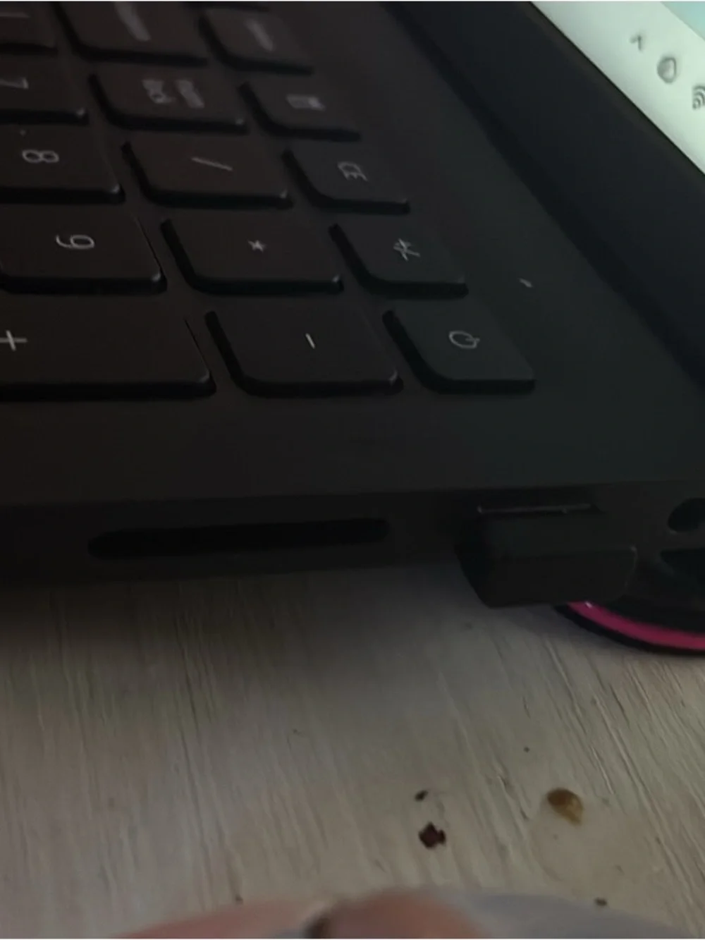 Dell Black Laptop with Subtle Matte Finish With Wireless Mouse